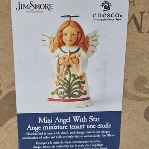 NEW Jim Shore Mini Angel with Star Figurine Enesco 2019 6004297 Christmas